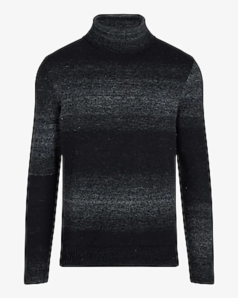 Ombre Cotton-Blend Turtleneck Men's