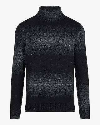 Ombre Cotton-Blend Turtleneck Black Men's