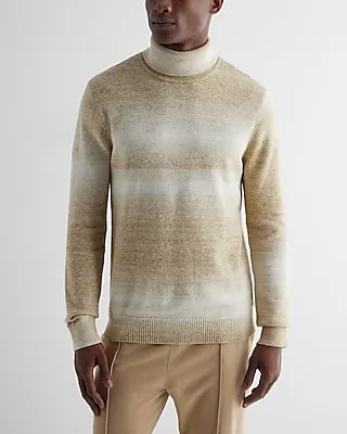 Ombre Cotton-Blend Turtleneck Multi-Color Men's XL