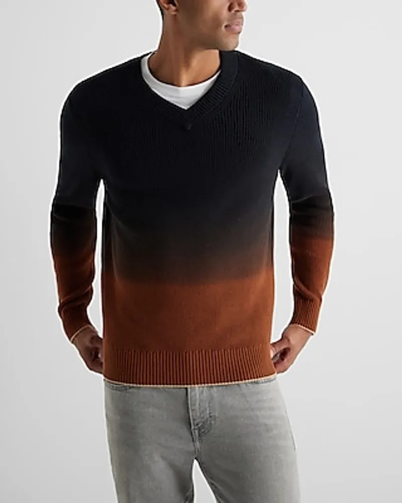 Cashmere & Cotton V Neck Sweater