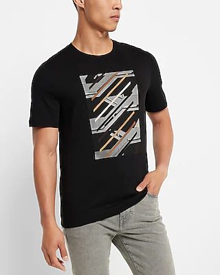 Elevated Lines Graphic T-Shirt Black Men's