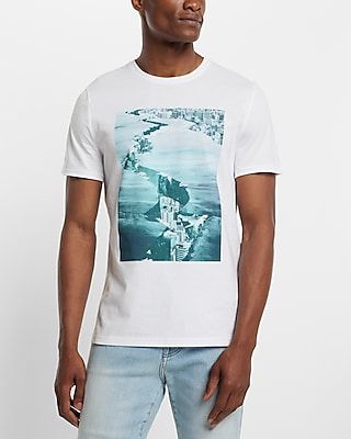 City Canyon Graphic T-Shirt White Men's