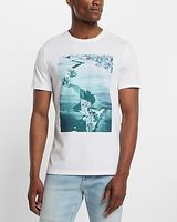 City Canyon Graphic T-Shirt White Men's XL