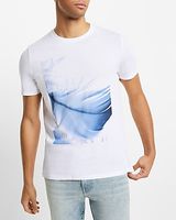 Feather Graphic T-Shirt White Men's XL