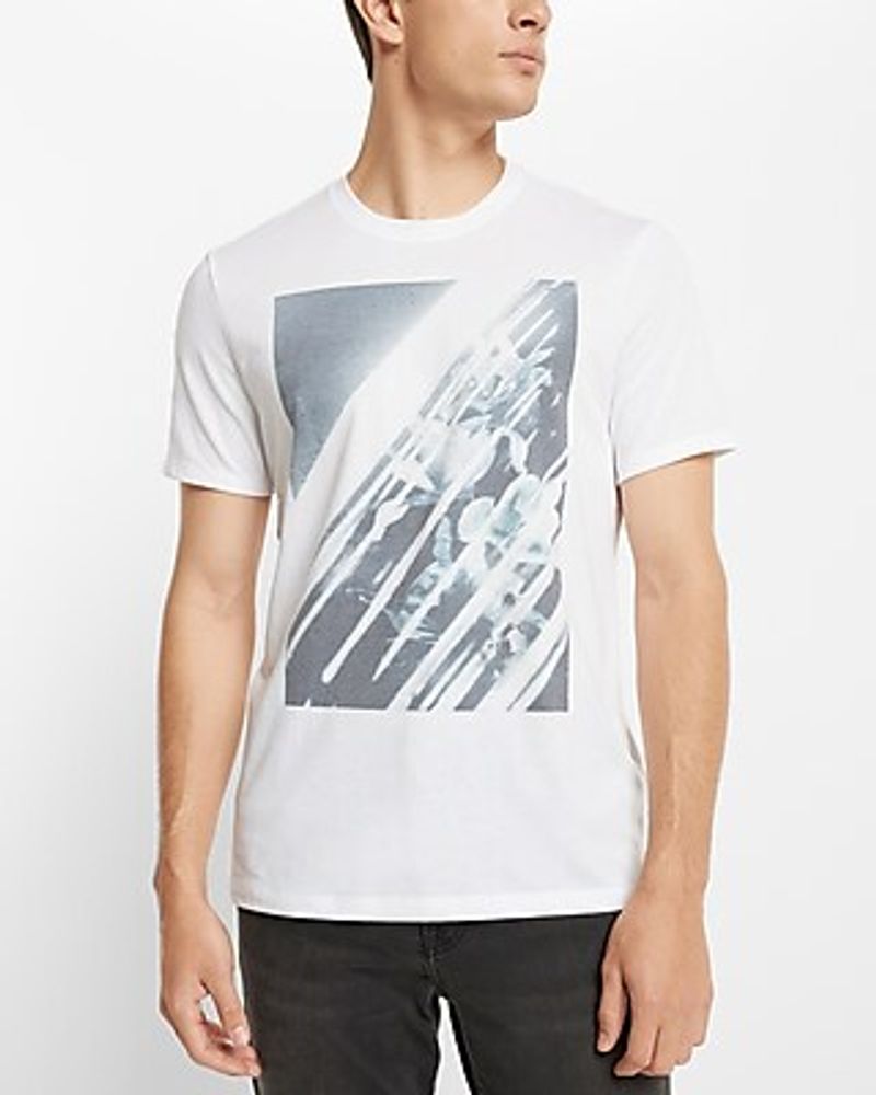 Men's White Graphic Tees - Graphic T-Shirts - Express