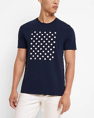 Polka Dot Graphic T-Shirt