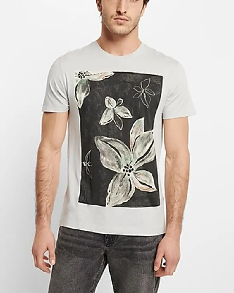 Men's White Graphic Tees - Graphic T-Shirts - Express