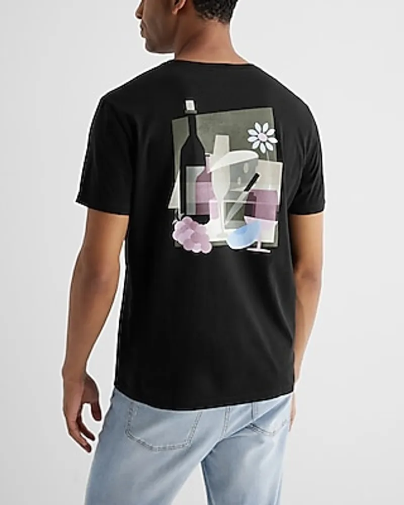 Embroidered Picnic Graphic T-Shirt