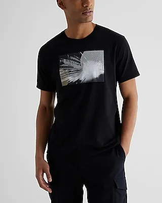 Blurred Street Graphic Perfect Pima Cotton T-Shirt