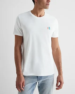 Multi Block Graphic T-Shirt White Men's XL
