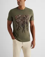 Leaf Canopy Graphic T-Shirt Green Men's M