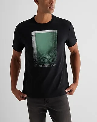 Layered Photo Graphic T-Shirt