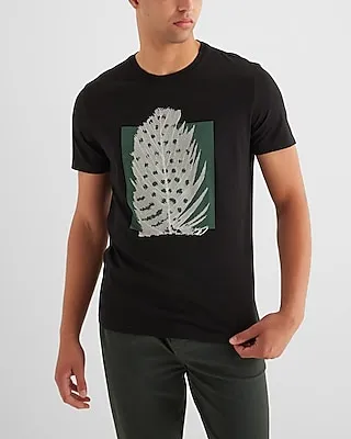Feather Graphic Perfect Pima Cotton T-Shirt
