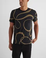 Abstract String Printed T-Shirt