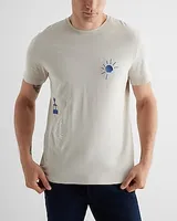 Embroidered Ski Resort Perfect Pima Cotton Graphic T-Shirt Neutral Men