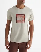 Layered X Logo Graphic Perfect Pima Cotton T-Shirt Neutral Men's