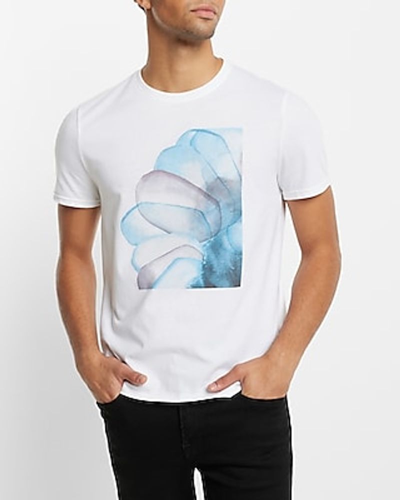 Men's White Graphic Tees - Graphic T-Shirts - Express