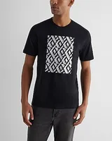 Embroidered X-Logo Pattern Graphic Perfect Pima Cotton T-Shirt Men's Tall