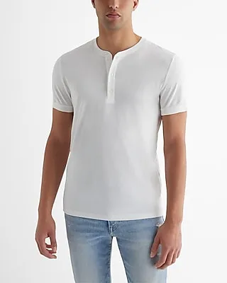 Perfect Pima Cotton Short Sleeve Henley Men