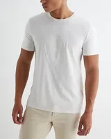 Textured Stitch Graphic Perfect Pima Cotton T-Shirt White Men's M