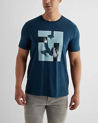 Geo Paint Stroke Graphic T-Shirt