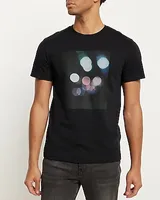 Light Blur Graphic T-Shirt Black Men's M