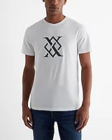 Diamond X-Logo Graphic T-Shirt White Men's M Tall