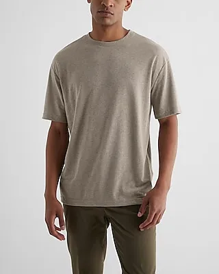 Relaxed Linen Blend T-Shirt Neutral Men's