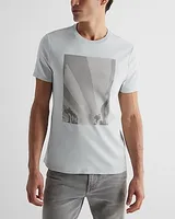 Crosswalk Photo Graphic T-Shirt Gray Men