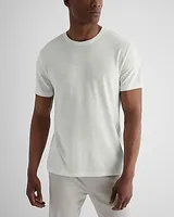 Solid Linen-Blend T-Shirt