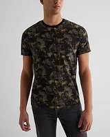 Pixel Camo Perfect Pima Cotton T-Shirt Multi-Color Men's S