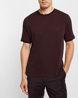 Solid Tipped Relaxed Crew Neck T-Shirt Men's