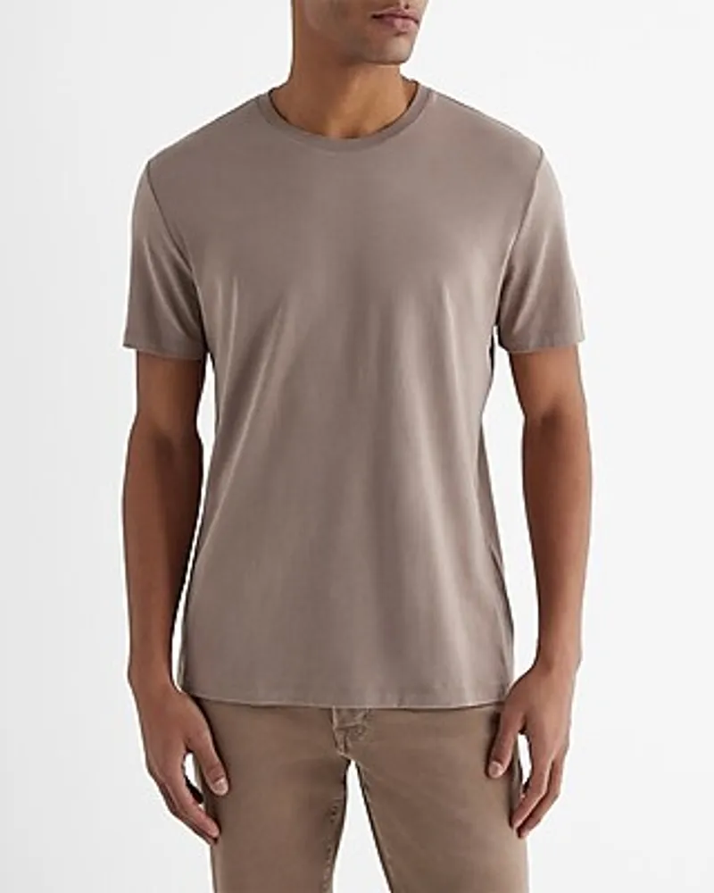 Perfect Pima Cotton Crew Neck T-Shirt Neutral Men's Tall