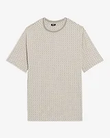 Relaxed Geo Print Crew Neck T-Shirt