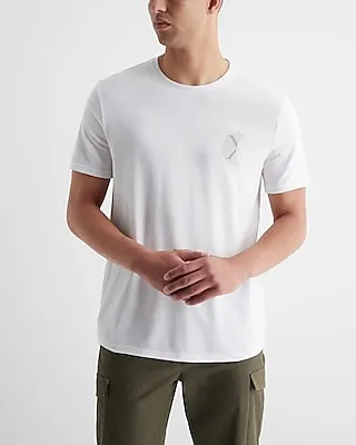 Moon X Logo Graphic T-Shirt White Men's XL