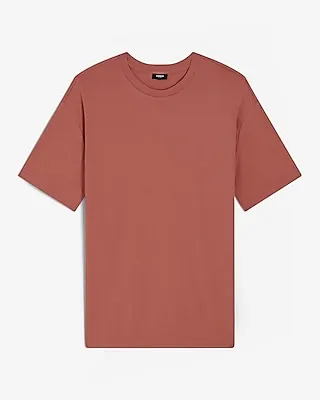 Crew Neck Perfect Pima Cotton T-Shirt Pink Men's XL