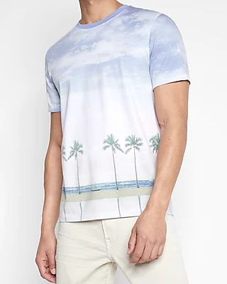Tropical Print Graphic T-Shirt