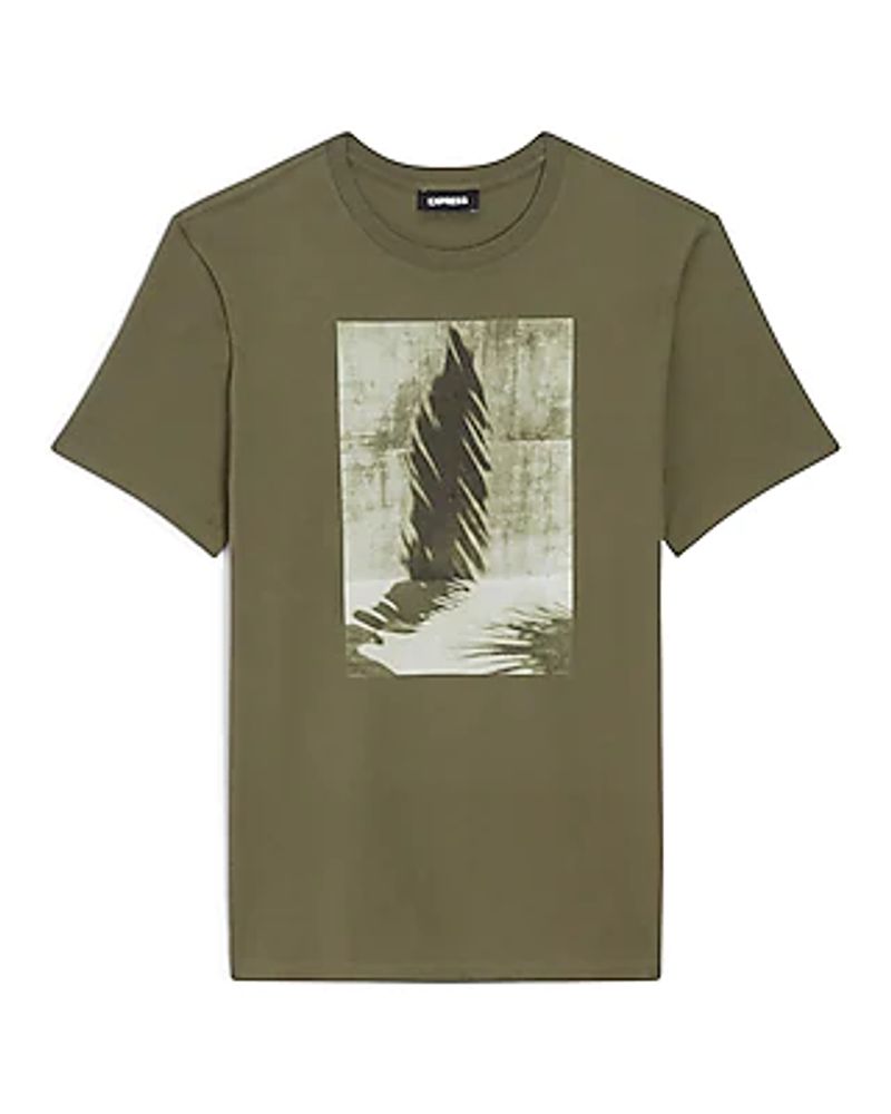 Leaf Graphic T-Shirt Green Men's S