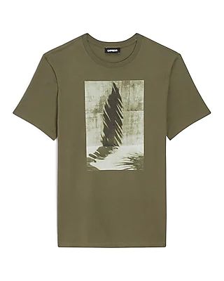 Leaf Graphic T-Shirt Green Men's