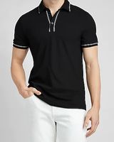 Piped Luxe Pique Polo