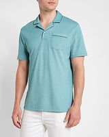 Tipped Luxe Pique Polo