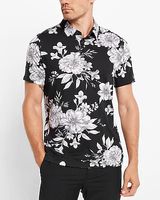 Floral Jersey Polo Men's XL