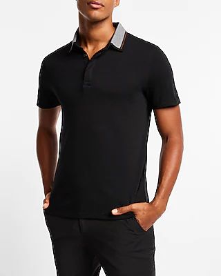 Tipped Flat Knit Polo