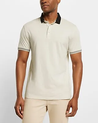 Solid Tipped Jersey Polo