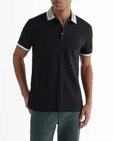 Tipped Luxe Pique Polo Men's Tall