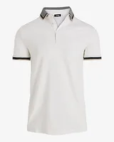 Tipped Luxe Pique Polo