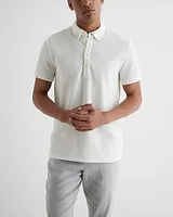 Striped Jacquard Cotton-Blend Polo Neutral Men's S