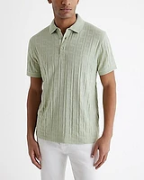 Textured Geo Cotton-Blend Jacquard Polo Default Men's S