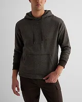 Relaxed Mini Geo Textured Hoodie Brown Men's