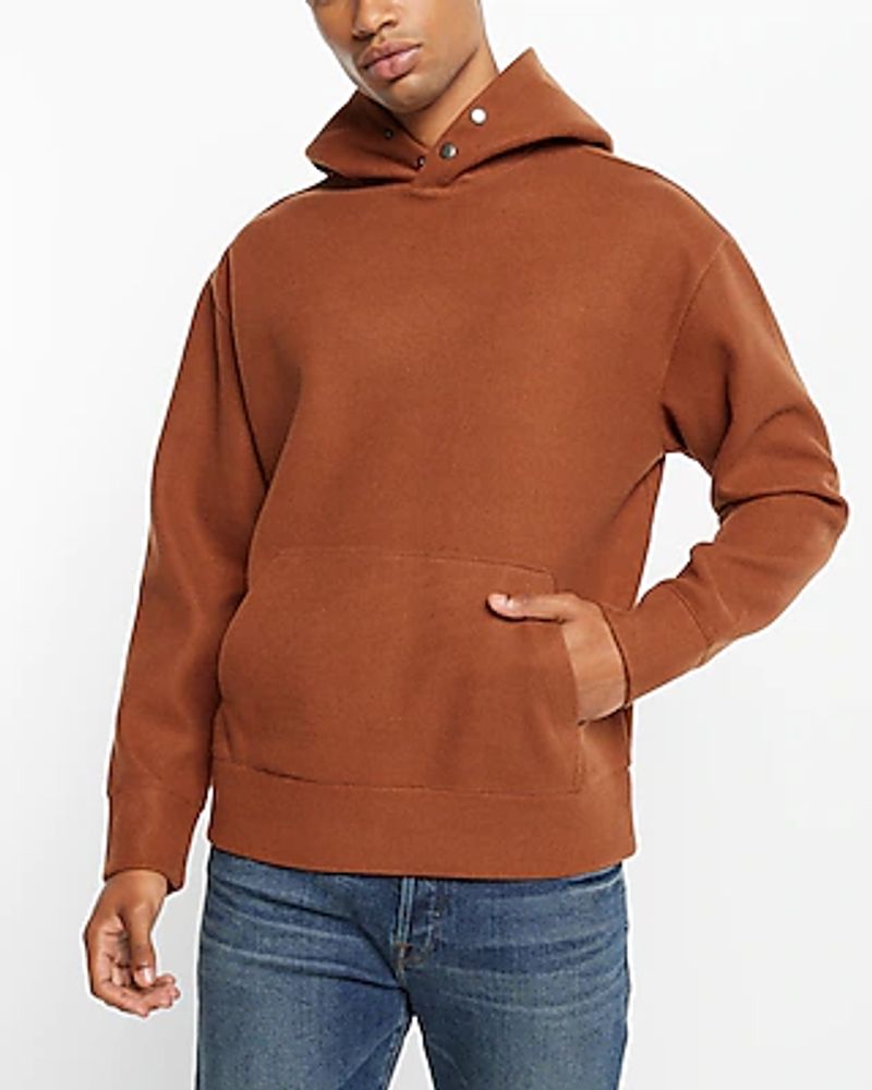 Fleece Snap Hoodie